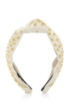 Lele Sadoughi Crystal Knotted 14k Gold-plated Headband