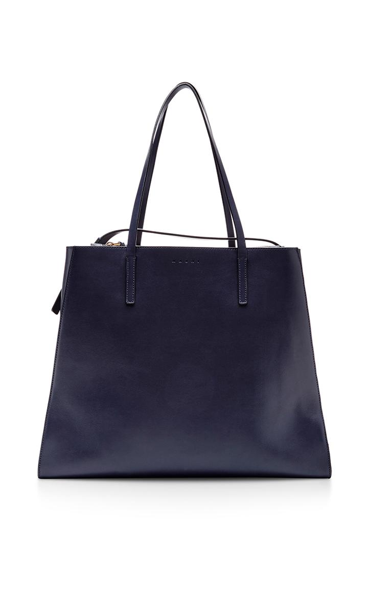Marni Leather Shopping Bag