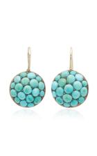 Vela 14k Gold Turquoise Earrings