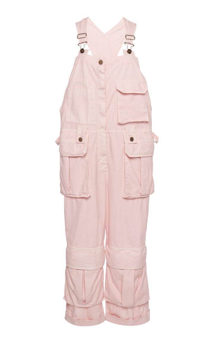 Alberta Ferretti Oversized Cotton Jumpsuit