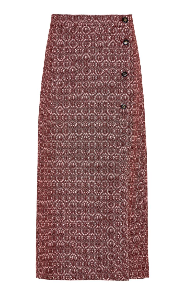 Moda Operandi Giuliva Heritage The Sadie Wool-cashmere Blend Skirt
