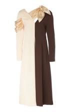 Rejina Pyo Jodie Shoulder-sash Split Color Block Dress
