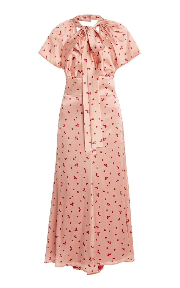 Moda Operandi Silvia Tcherassi Eduina Printed Silk Midi Dress