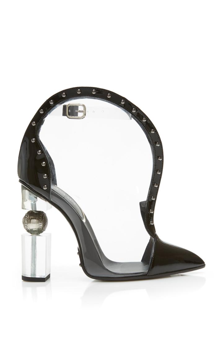 Balmain Isis Transparent Stud Bootie