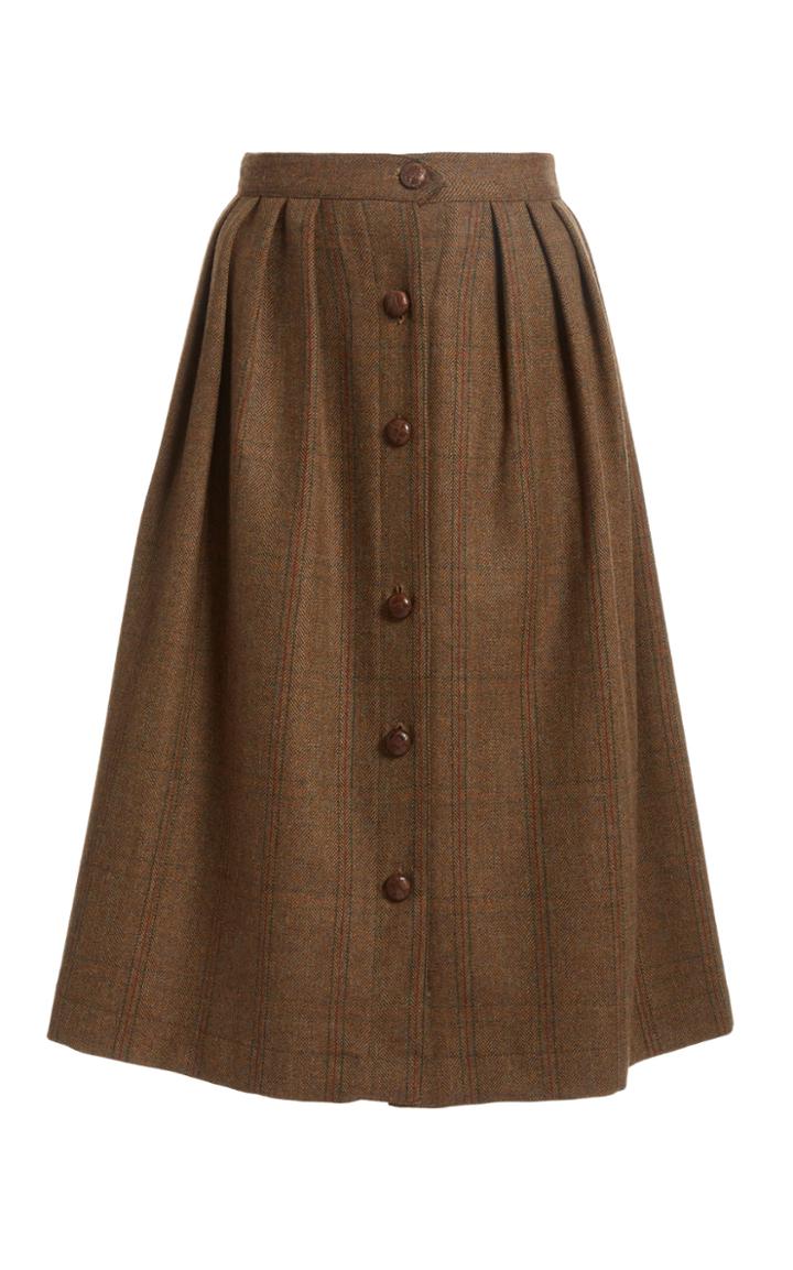 Moda Operandi Giuliva Heritage Collection The Giovanna Wool-tweed Skirt