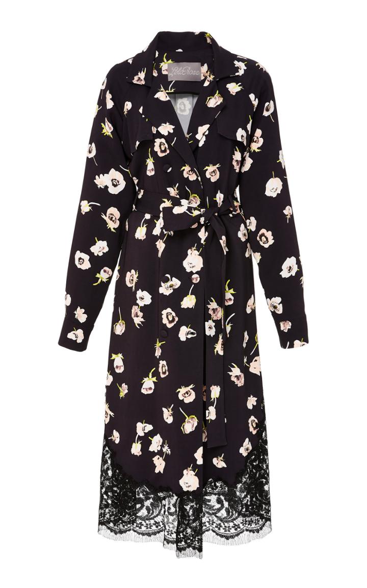 Lela Rose Double Breasted Wrap Dress