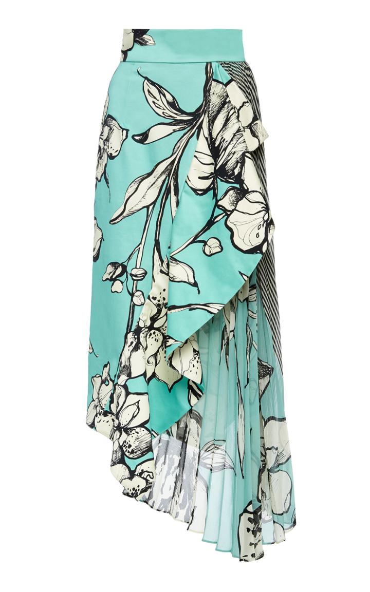 Silvia Tcherassi Aretha Draped Midi Skirt