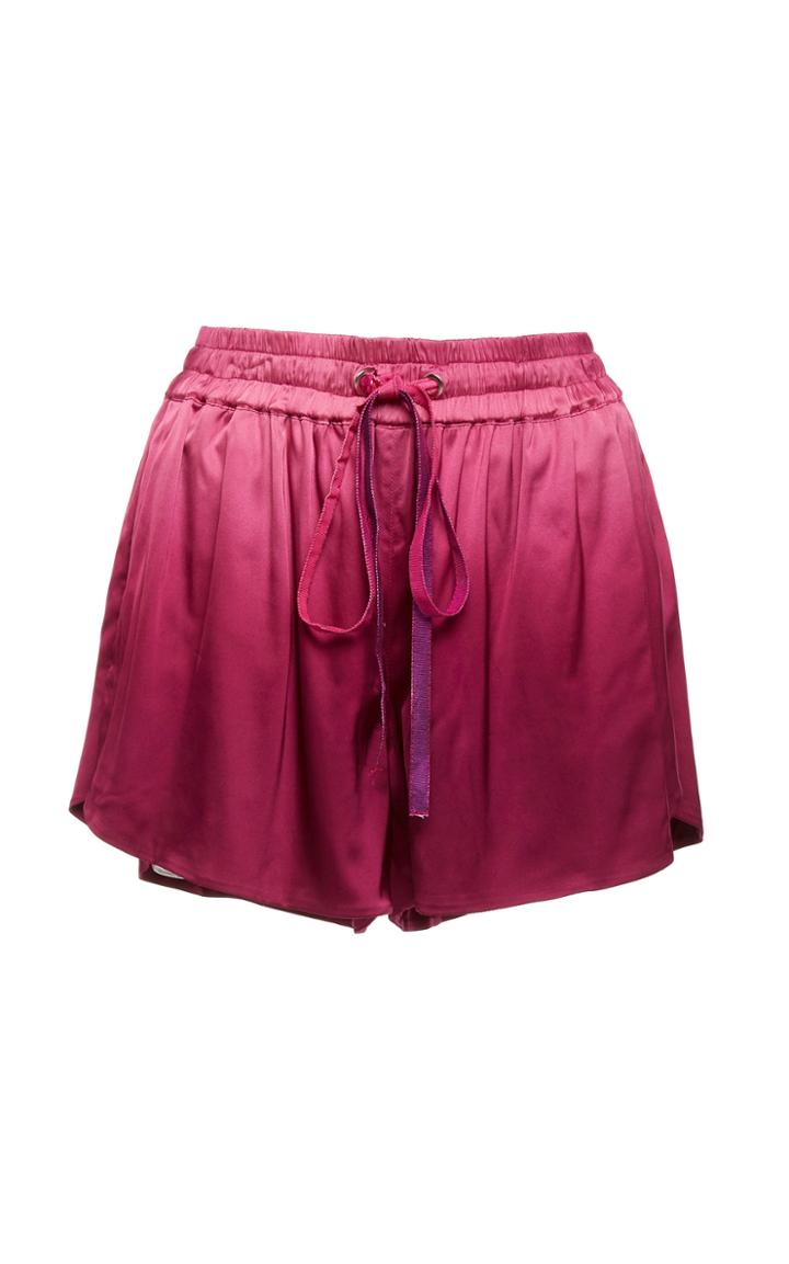 Jonathan Simkhai Ombre Satin Track Shorts