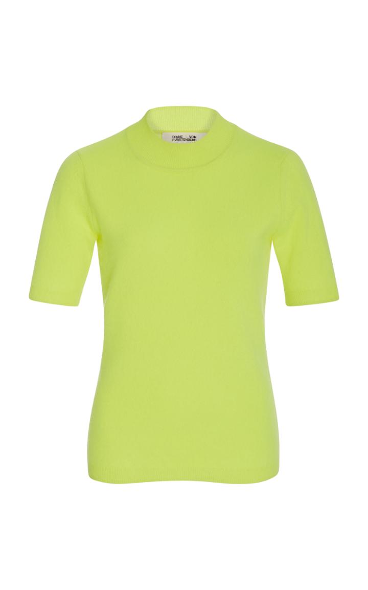 Diane Von Furstenberg Mockneck Cashmere Sweater