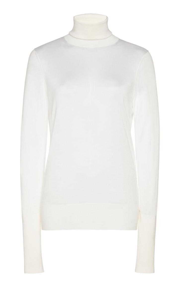 Moda Operandi Victoria Beckham Silk Turtleneck Top Size: S