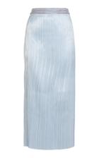 Amira Haroon High-rise Crepe Pliss Midi Skirt