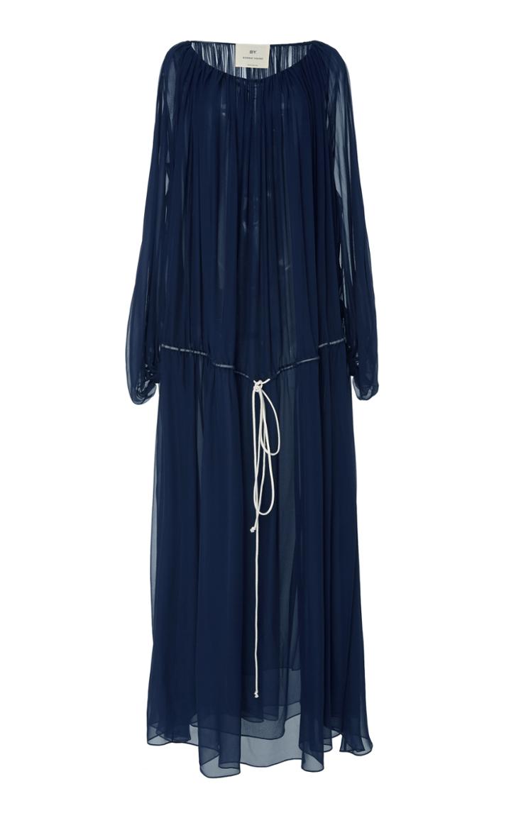 By. Bonnie Young Long Sleeve Drawstring Dress