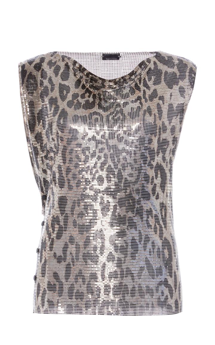 Paco Rabanne Shimmer Leopard Tank