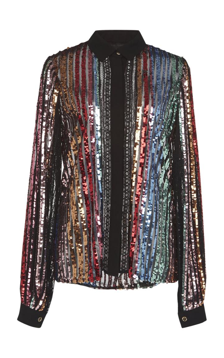 Elie Saab Embroidered Long Sleeve Shirt