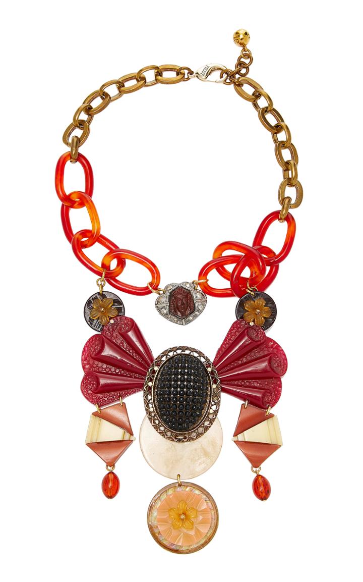 Lulu Frost M'o Exclusive Vintage Pharoah Necklace