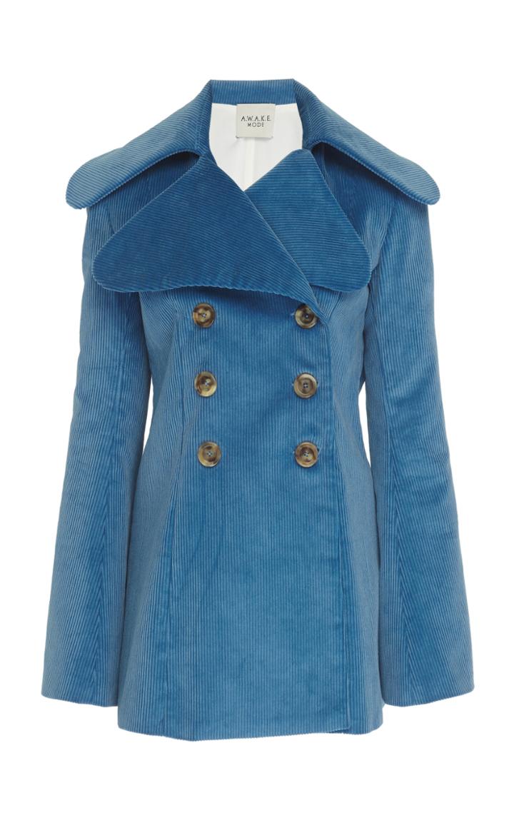 A.w.a.k.e. Dorian Blue Corduroy Jacket
