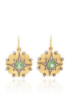 Moda Operandi Arman Sarkisyan 22k Gold And Tsavorite Starburst Earrings