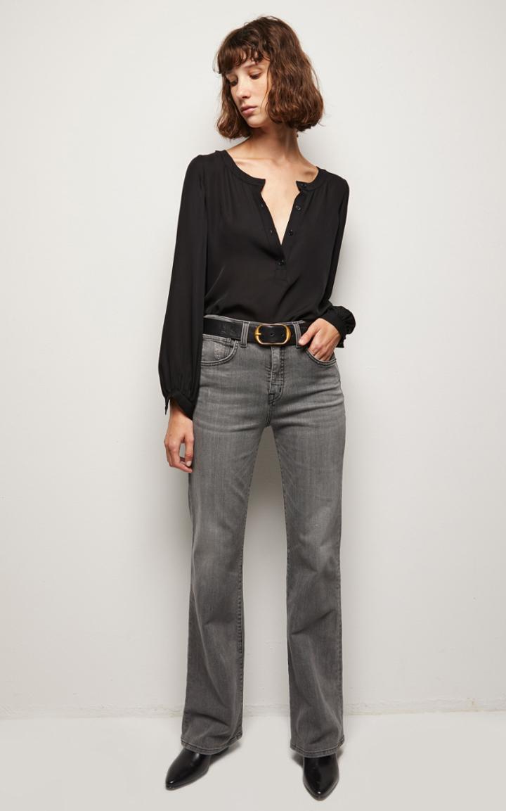 Moda Operandi Nili Lotan Celia Stretch High Rise Flared Leg Jeans