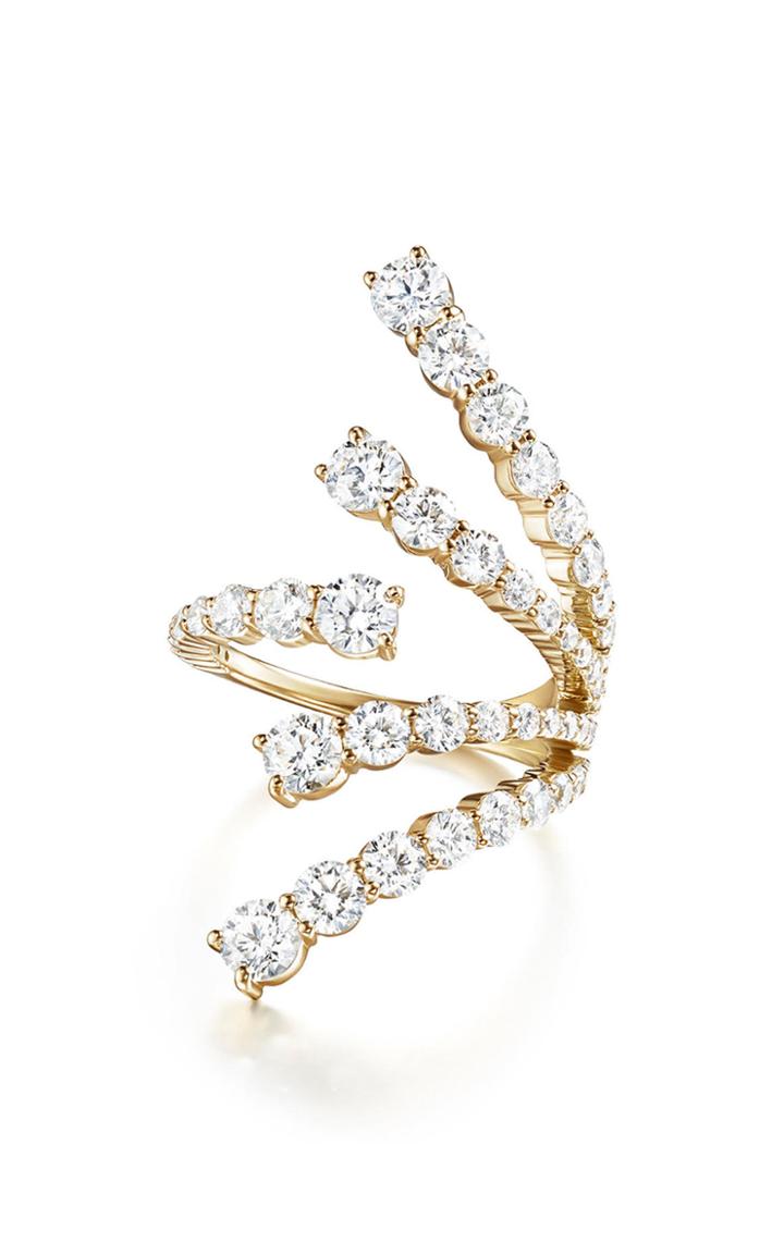 Moda Operandi Melissa Kaye Aria Cascade Ring Size: 5.5