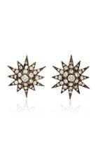 Moda Operandi Jenna Blake One Of A Kind 18k White Gold Diamond Star Earrings