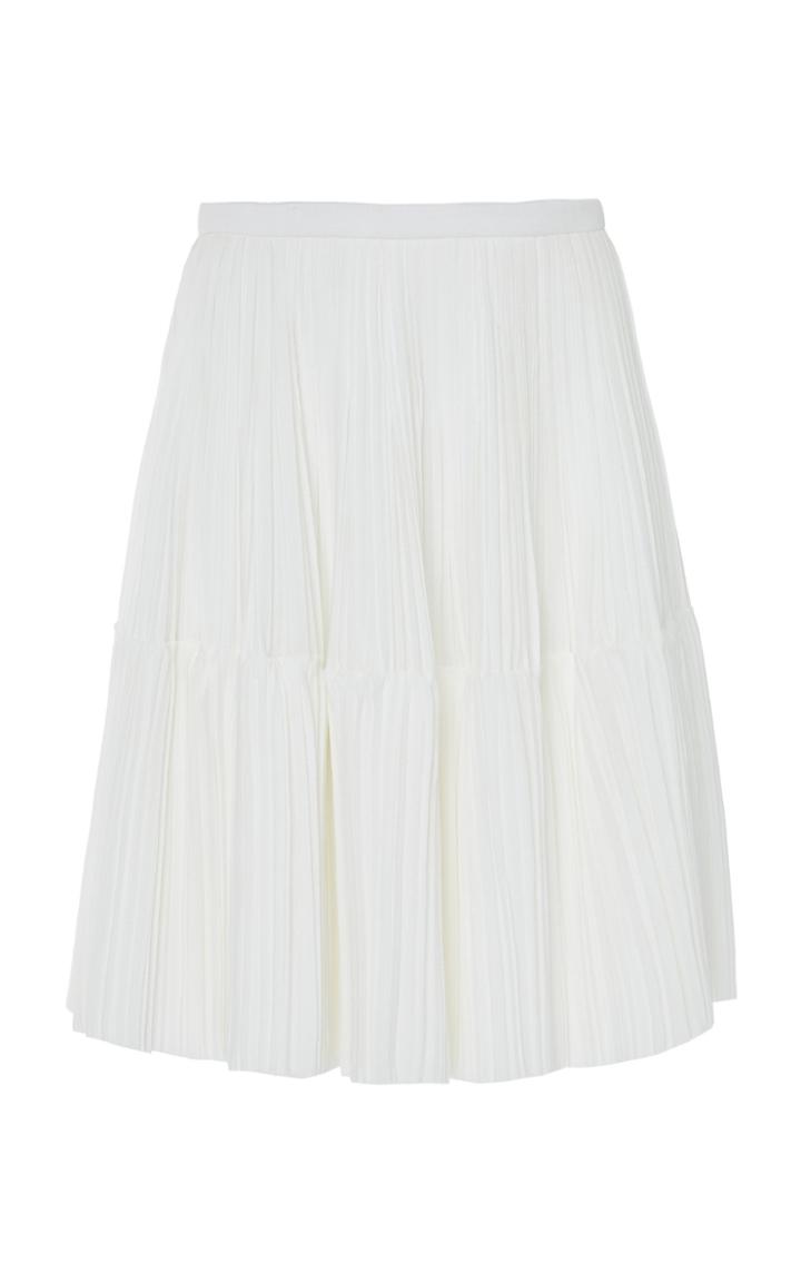 Jil Sander Gurdy Plisse Mini Skirt