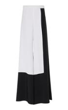 Cushnie Et Ochs Octavia Color Block Silk Crepe Pant