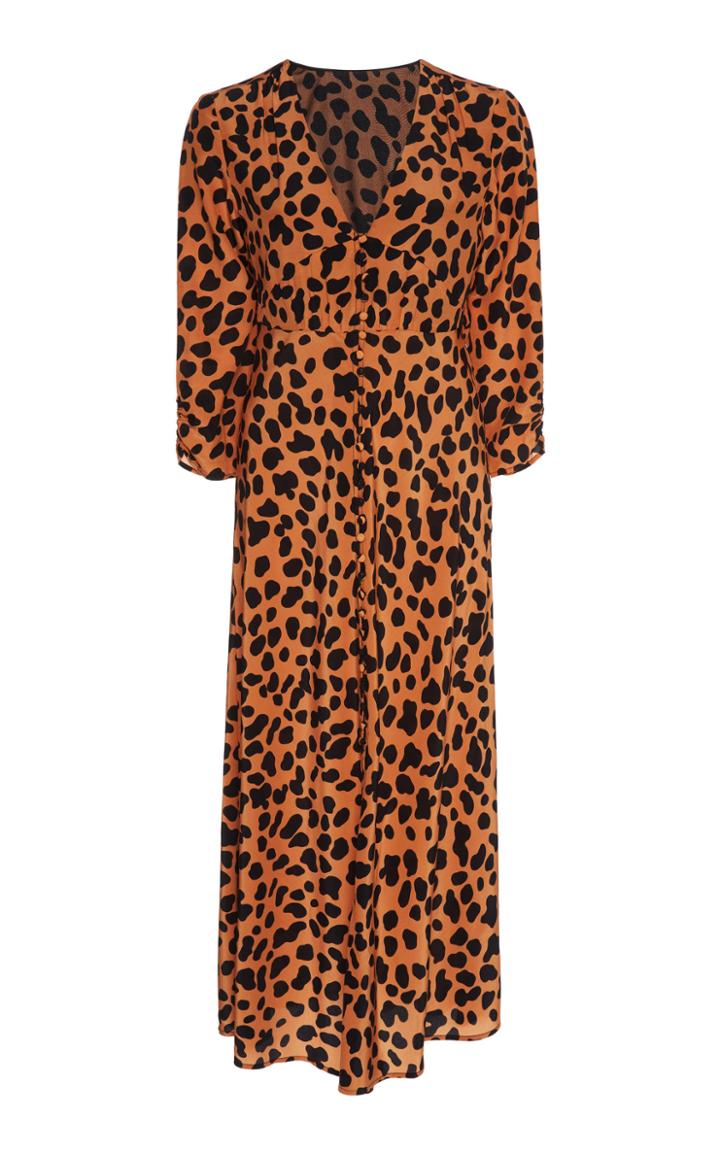 Rixo London Katie Leopard Dress