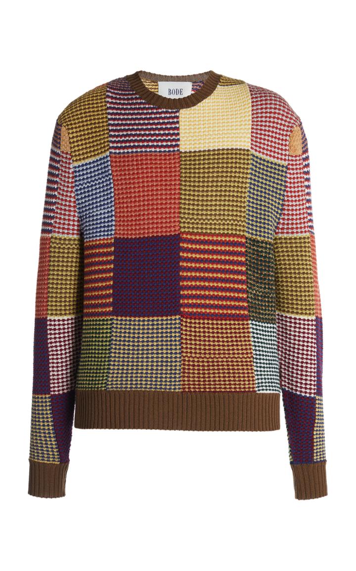 Moda Operandi Bode Knit Sampler Sweater