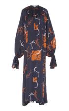 Roksanda Mesina Printed Silk Dress
