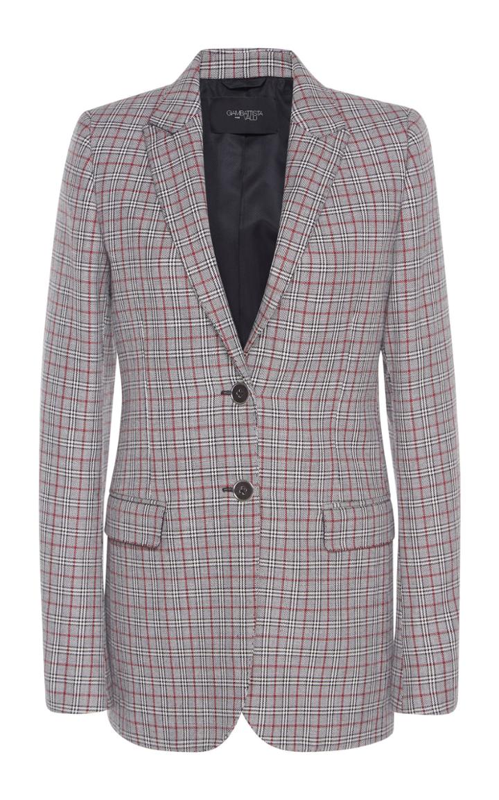 Giambattista Valli Herringbone Blazer
