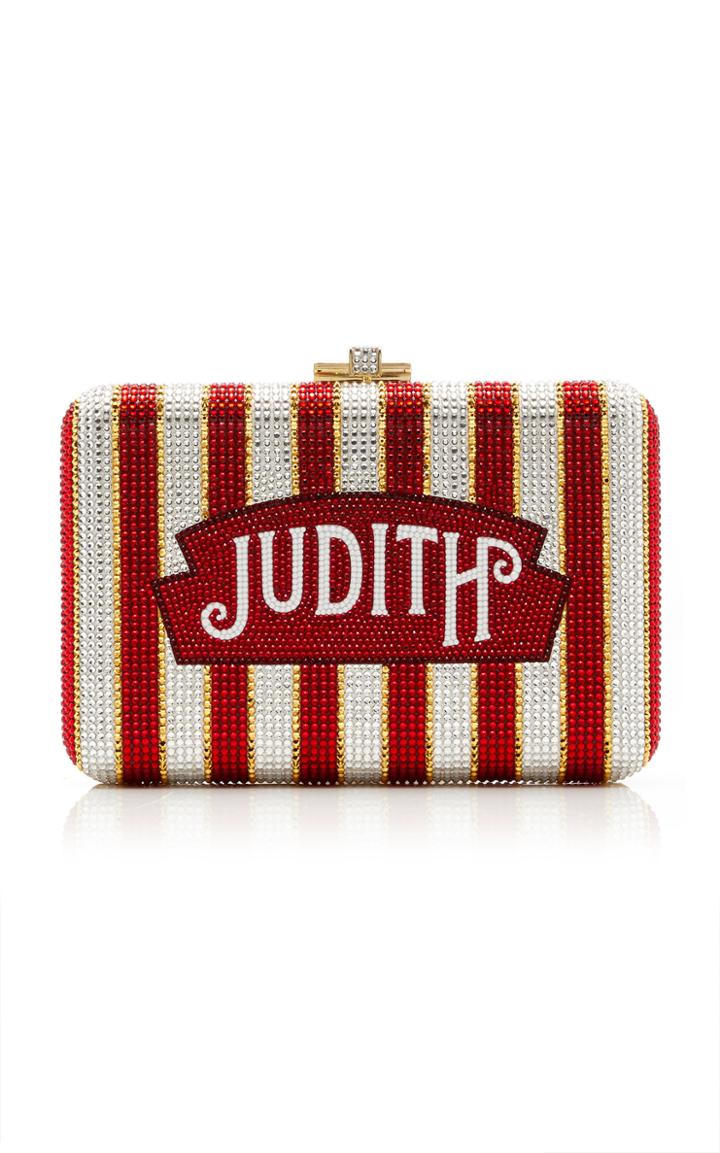 Judith Leiber Couture Ball Game Crystal Clutch