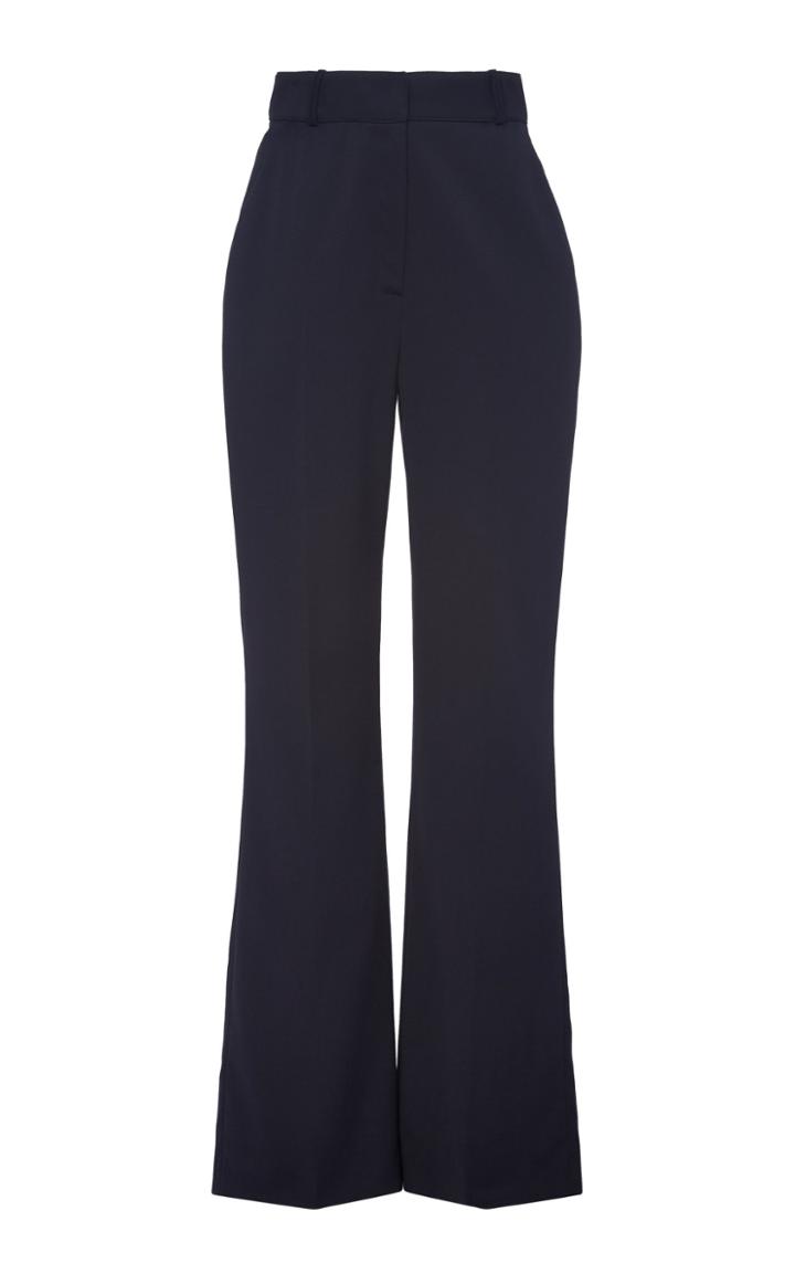 David Koma Wool Wide-leg Trousers