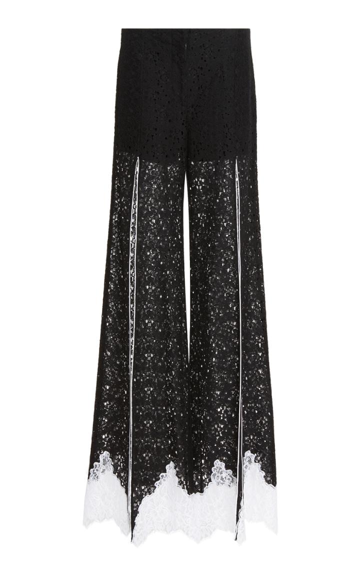Blumarine Flared Lace Trousers