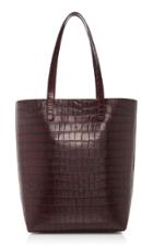 Mansur Gavriel Everyday Croc-embossed Leather Tote Bag