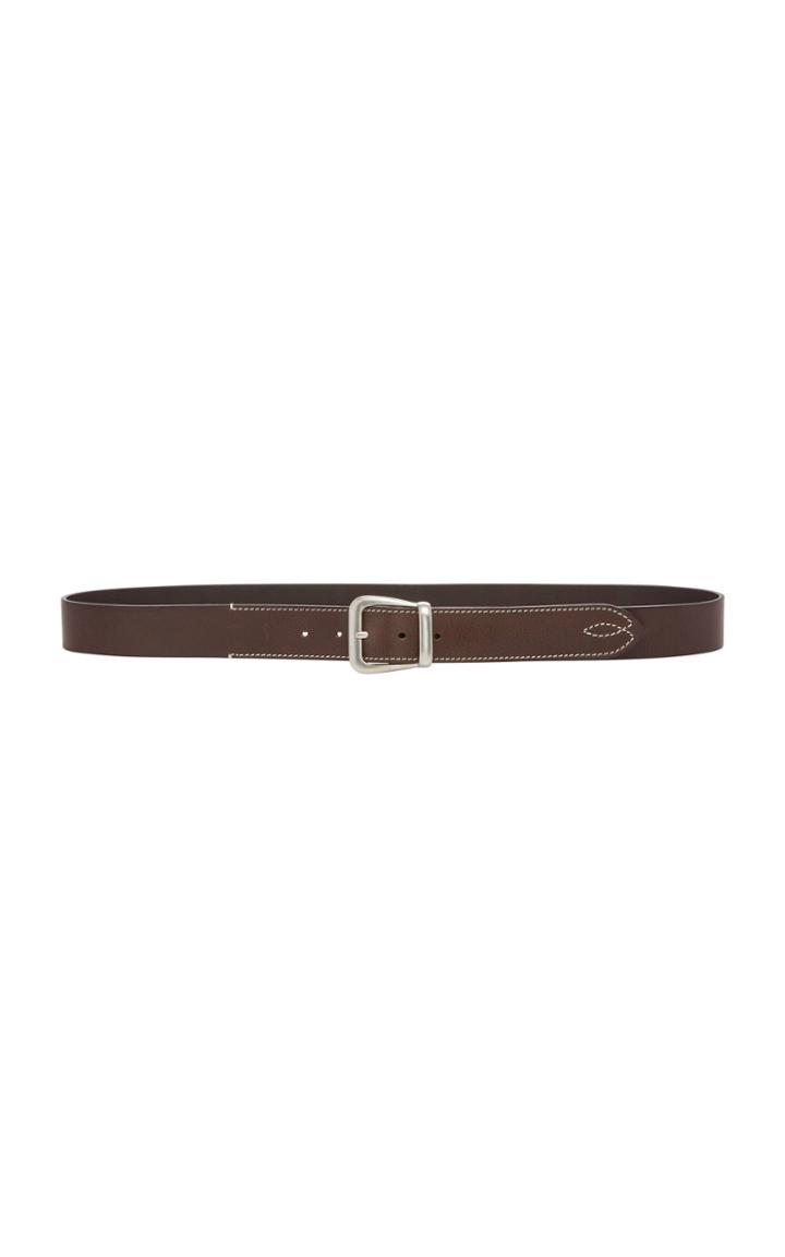 Maison Margiela Oversized Buckle Leather Belt