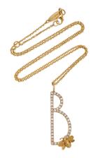 Mimi So Custom Type Bee Charm Pendant Necklace