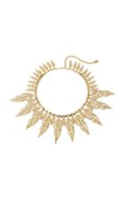 Fallon Raven Gold-tone Pave Collar Necklace