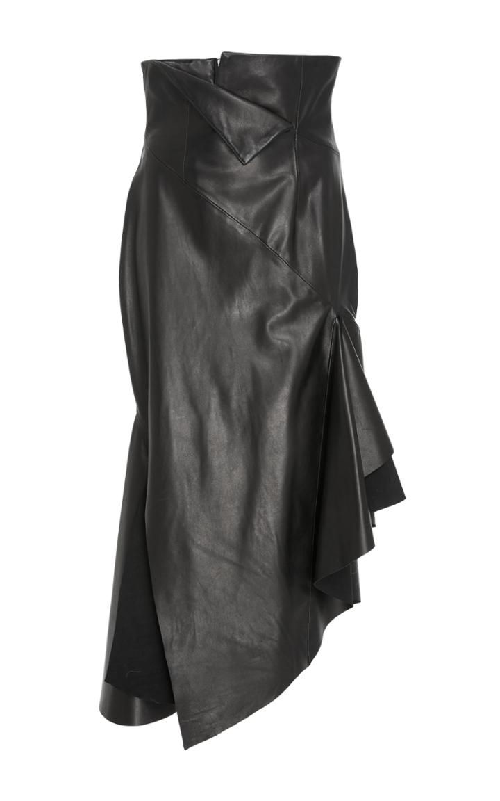 Monse Leather Skirt