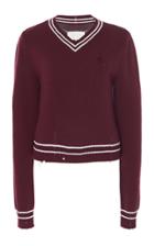 Moda Operandi Maison Margiela Striped Cotton-cashmere Sweater Size: Xs