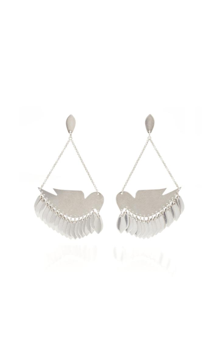 Isabel Marant Bird Brass Pendant Earrings