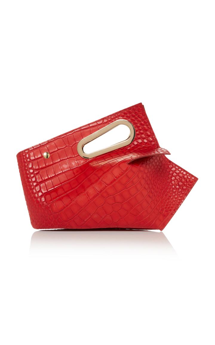 Khaore Athaarah Croc-embossed Leather Bag