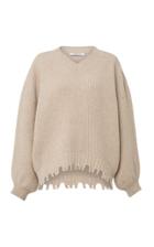 Dorothee Schumacher Fringe Vitality Destroyed Wool-cashmere Sweater