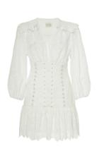 Zimmermann Honour Corset Cotton Mini Dress