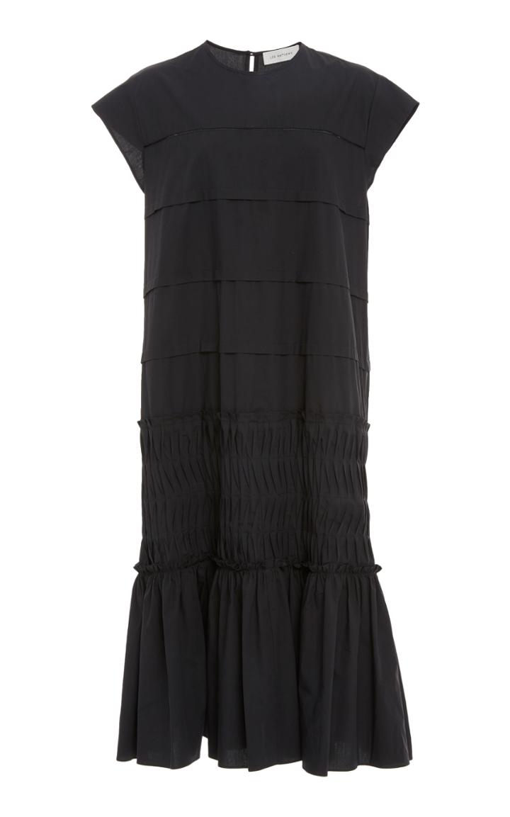 Lee Mathews Tabitha Cotton Waffle Detail Dress
