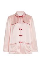 Moda Operandi Markarian Piped Satin Blouse