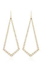 Moda Operandi Lizzie Mandler Kite Chandelier Earrings With White Diamonds