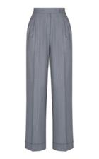 Rasario Grey Pin Stripe Cuff Pants