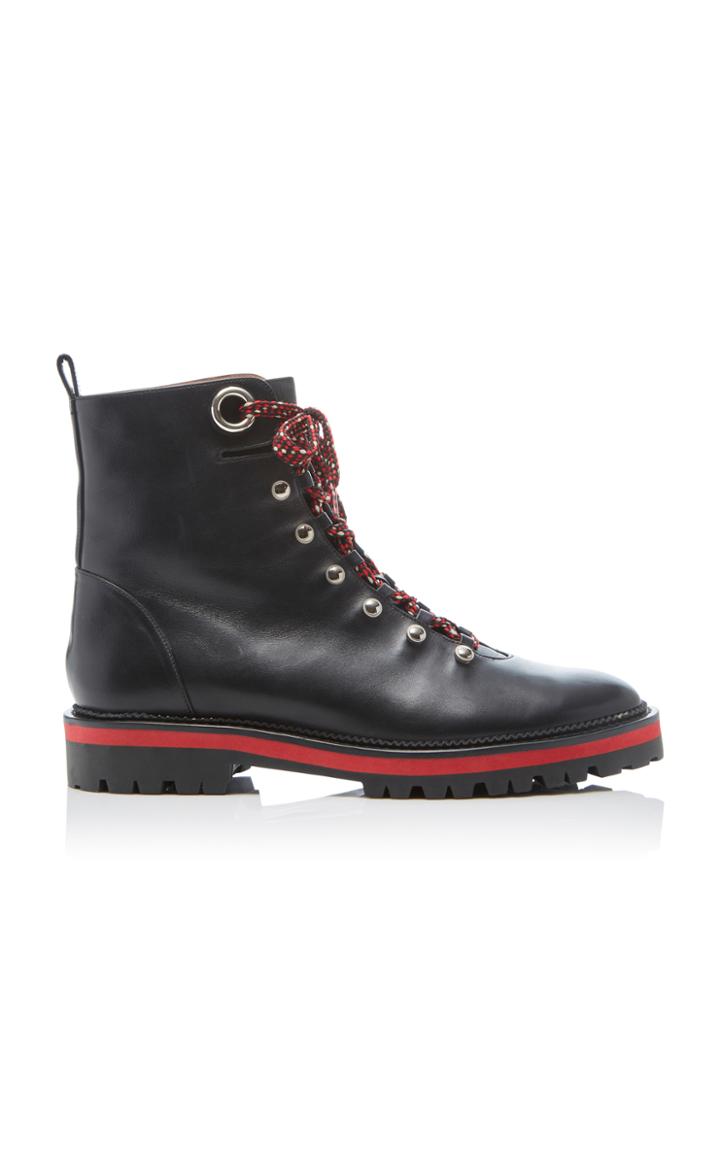 Aquazzura Leather Hiker Boots