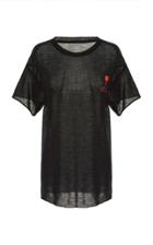 The Elder Statesman Hand Embroidered Monogram Favorite Tee