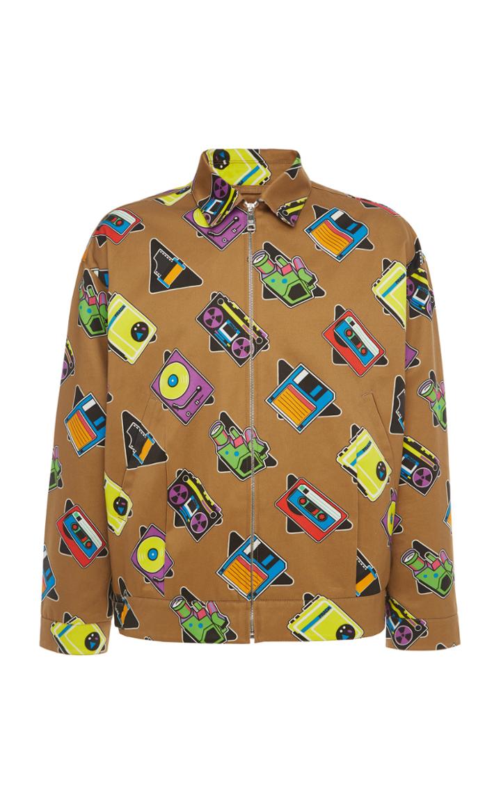 Prada Printed Bomber Jacket